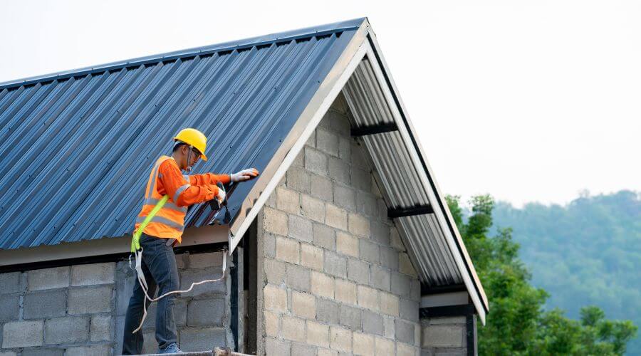 Professional metal roof installation in Bellingham, MA